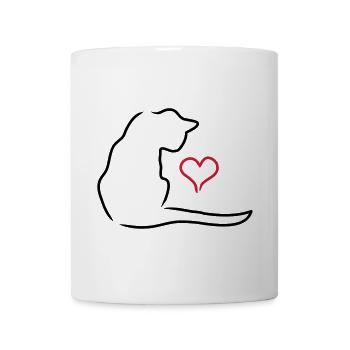 cat - Mug - white - Front