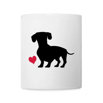 Dackel - Mug blanc - blanc - Devant