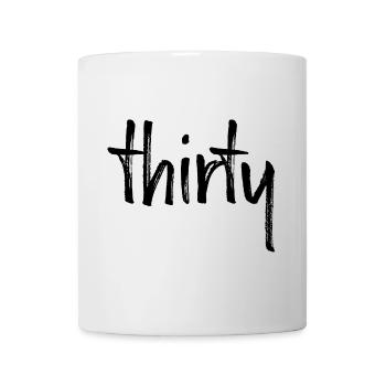 30 thirty 30. birthday gift number 30 number - Mug - white - Front