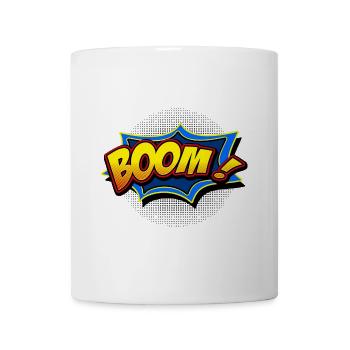 boom - bande dessinée - Mug blanc - blanc - Devant