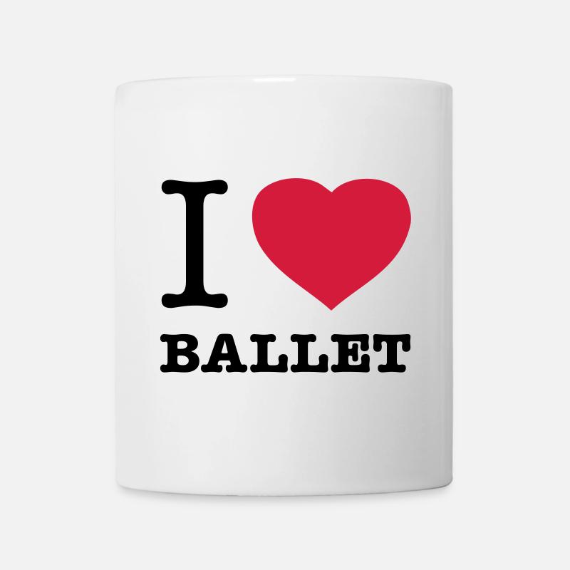 J’AIME LE BALLET Ballett - Mug blanc - blanc
