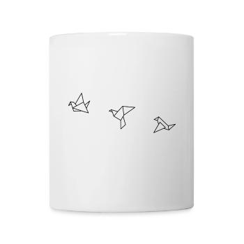 Vögel - Tasse - Weiß - Vorne