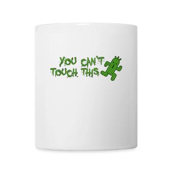 Vous ne pouvez pas toucher ce cactus - Mug blanc - blanc - Devant