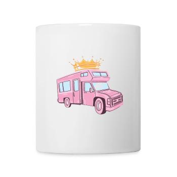 Rose Camper / Femme Camper / Camper / Rose - Mug blanc - blanc - Devant