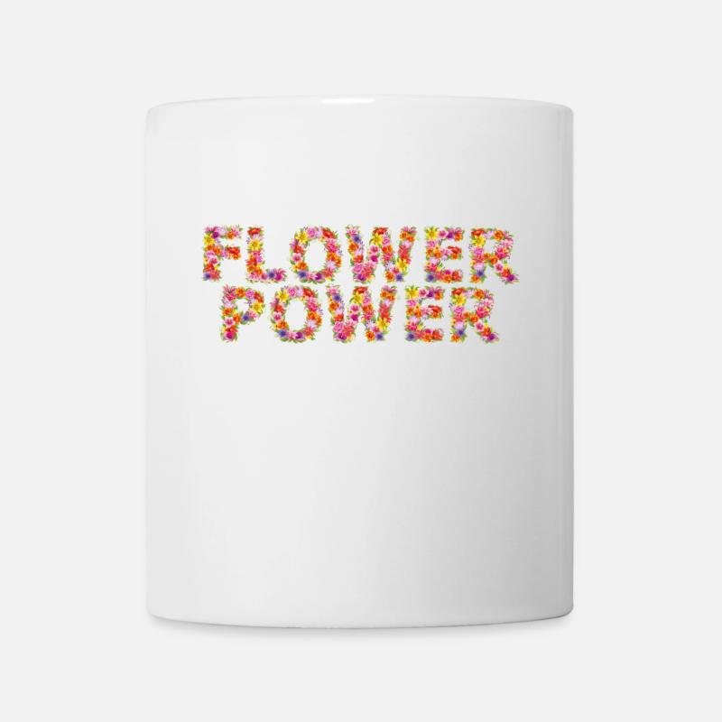Pouvoir des fleurs - Mug blanc - blanc