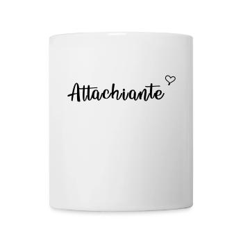 attachiante - Mug blanc - blanc - Devant