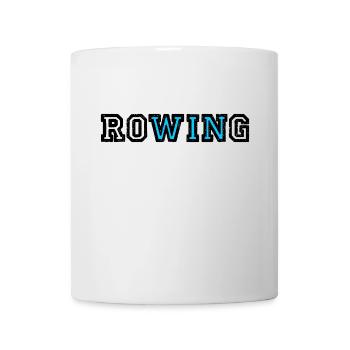 Row Rowing Rudern Ruder Sport Aviron Win - Tasse - Weiß - Vorne