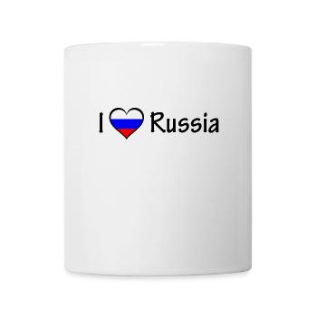 I love Russia - Mug blanc - blanc - Devant