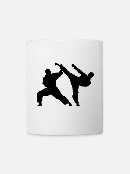 karate - Mug blanc - blanc