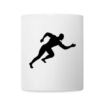 athlète - Mug blanc - blanc - Devant