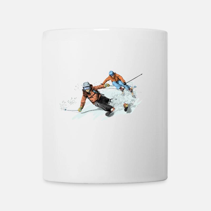 Freeriding - Mug - white