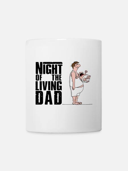 Dad of the year: Night of the living DAD - Tasse - Weiß