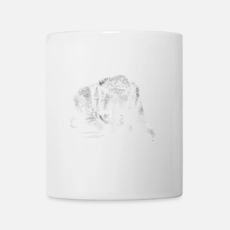 Wolf - Mug - white