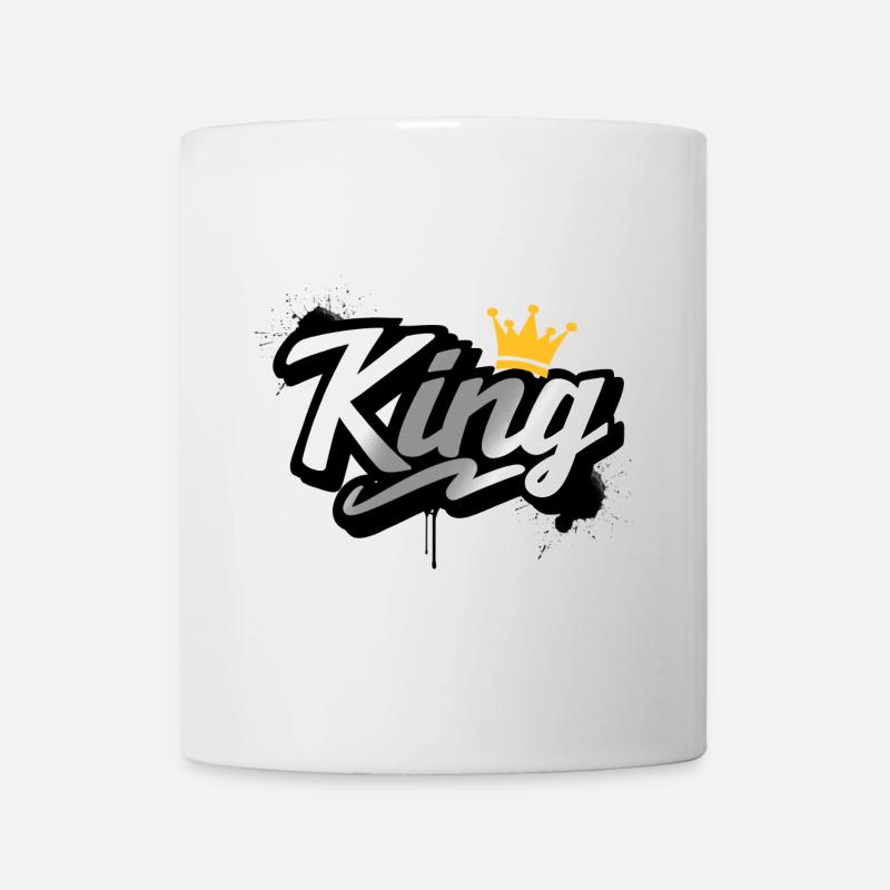 King - Tasse - Weiß
