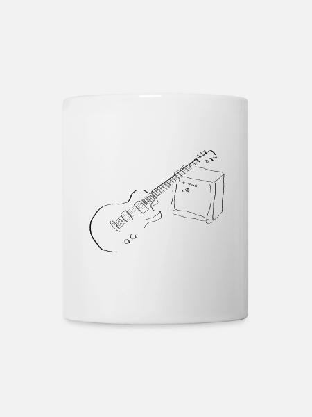 Electric guitar - Mug - white