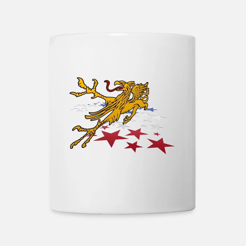 Rostocker Greif 3D - Tasse - Weiß