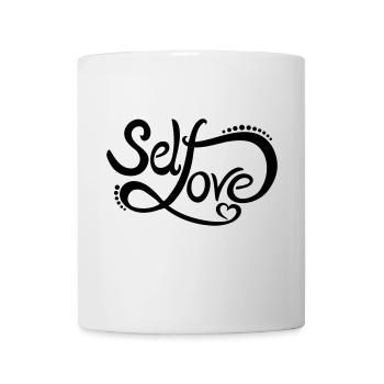 Self Love - simple - Mug blanc - blanc - Devant