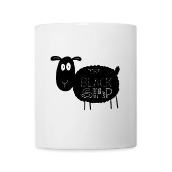 Le mouton noir I Le cadeau du mouton noir - Mug blanc - blanc - Devant