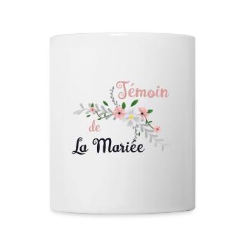 Zeuge der Blumenbraut - Tasse - Weiß - Vorne