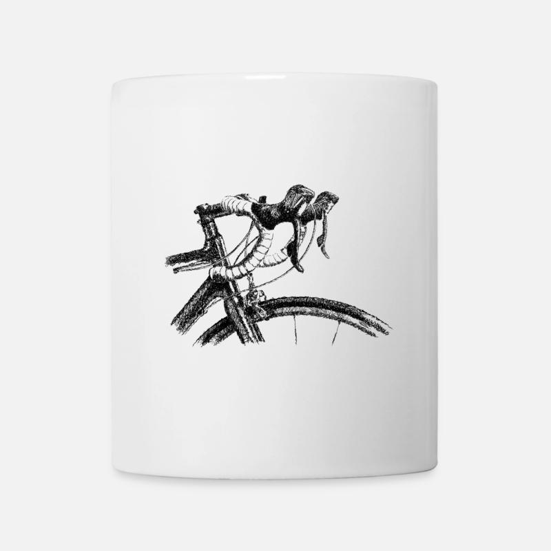 Rennrad - Tasse - Weiß