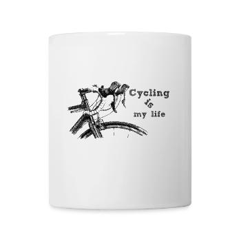 Cycling - Mug blanc - blanc - Devant