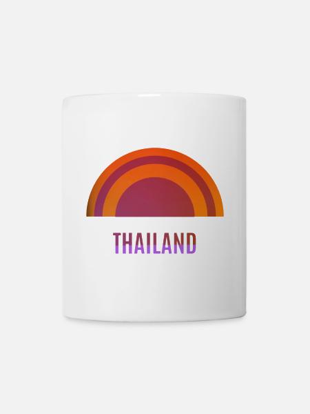 Thailand Urlaub Sonne Strand - Tasse - Weiß