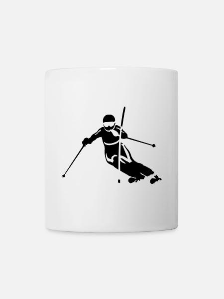 Slalom - Tasse - Weiß