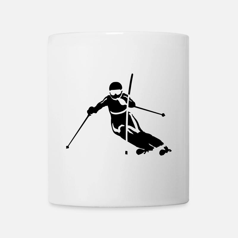 slalom - Mug blanc - blanc