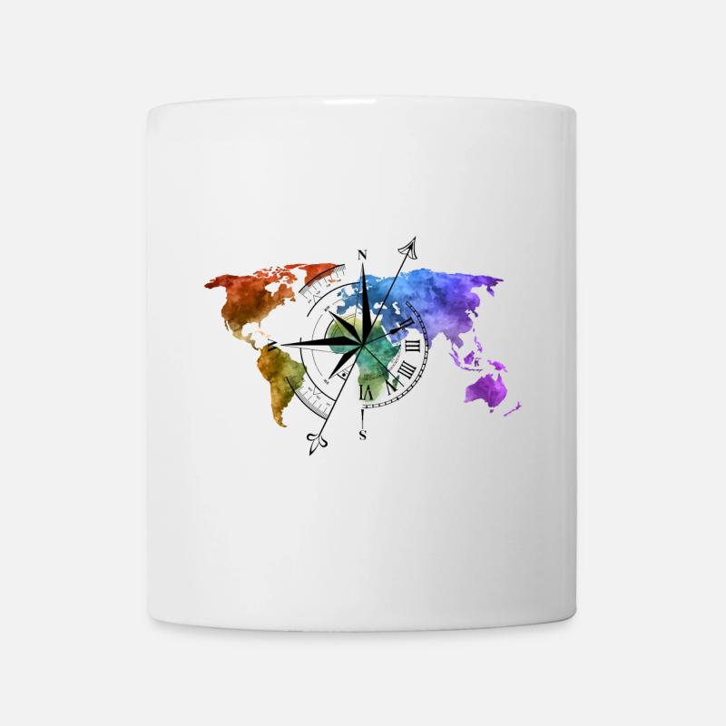 Globetrotter Compass - Mug - white