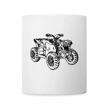 Scrambler Quad ATV - Mug blanc - blanc - Devant