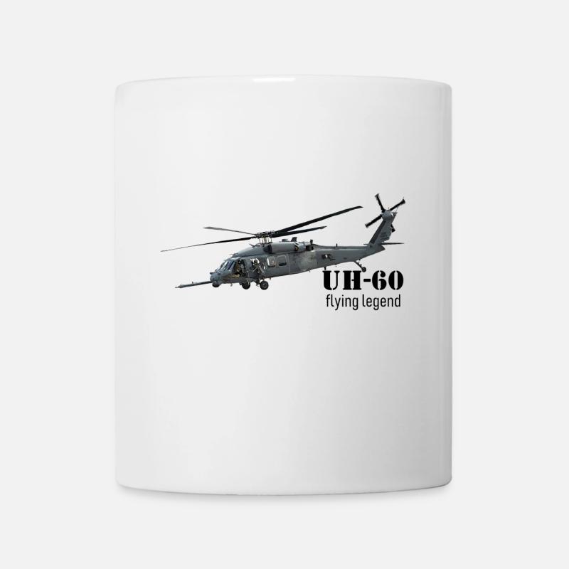Helikopter - Tasse - Weiß