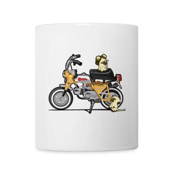 Affe - Tasse - Weiß - Vorne