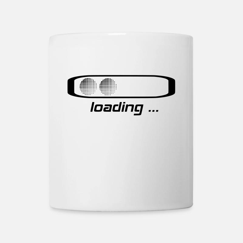 barre de chargement, barre de chargement - Mug blanc - blanc