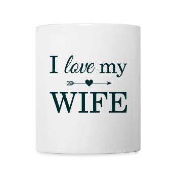 Ich liebe meine Frau - Tasse - Weiß - Vorne