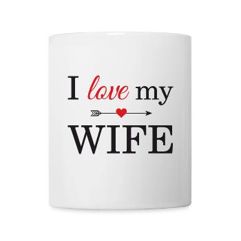 Ich liebe meine Frau - Tasse - Weiß - Vorne