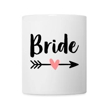 Bride cupid arrow bachelorette party gift - Mug - white - Front