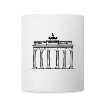 Brandenburg Gate Berlin Victoria chariot - Mug - white - Front