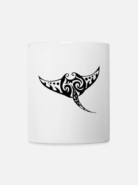 Manta Rochen - Tasse - Weiß