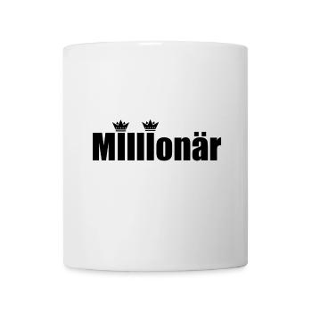 Millionär - Tasse - Weiß - Vorne
