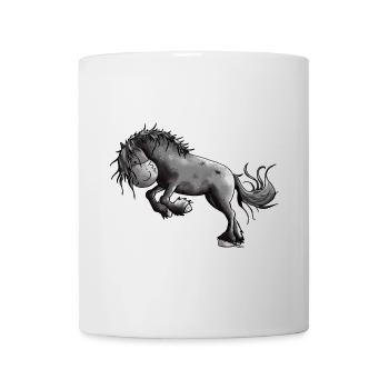 Wilder Friese - Pferd - Tasse - Weiß - Vorne