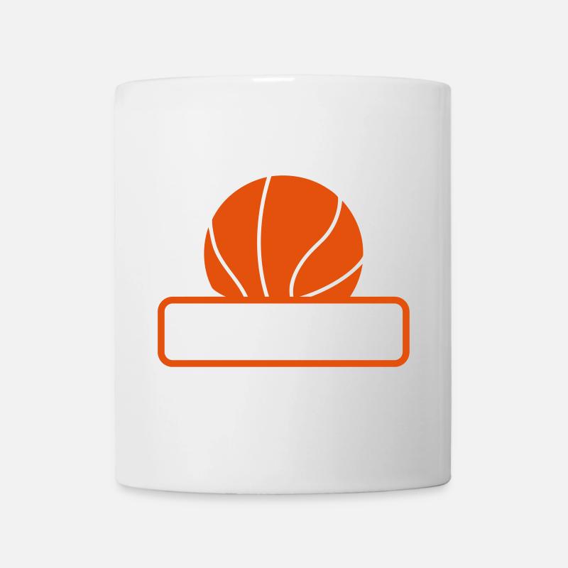 Basketball / à personnaliser - Mug blanc - blanc