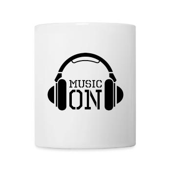 Headphones Icon Music Beats Dj Graphic Team icon - Mug - white - Front