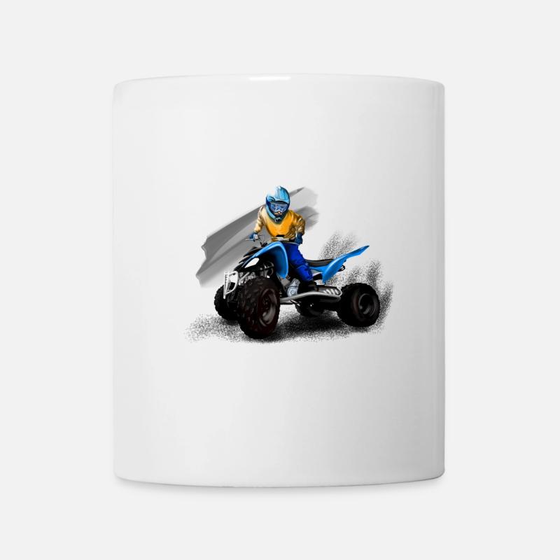 quad - Mug - white