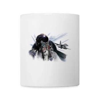 Fighter pilot - Mug blanc - blanc - Devant