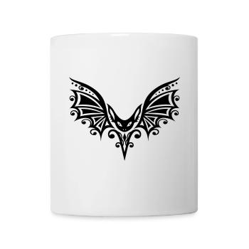 Flying Bat, vecteur Halloween. - Mug blanc - blanc - Devant