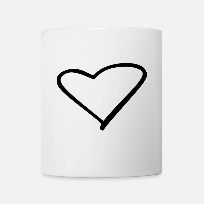 Heart - Mug - white