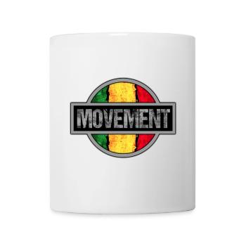 Rastafarian Motion Icon Design - Mug - white - Front