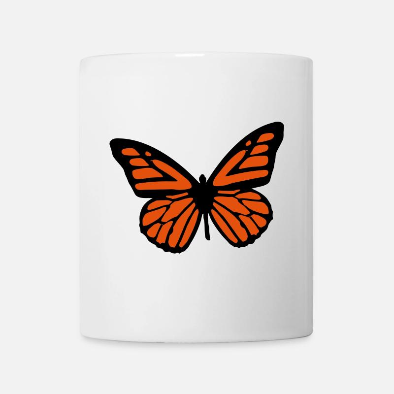 butterfly - papillon - Mug blanc - blanc