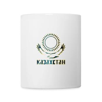 Kazakhstan eagle lettering - Mug - white - Front