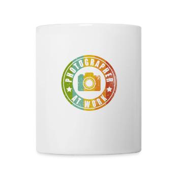 Photographer at work - Mug - white - Front